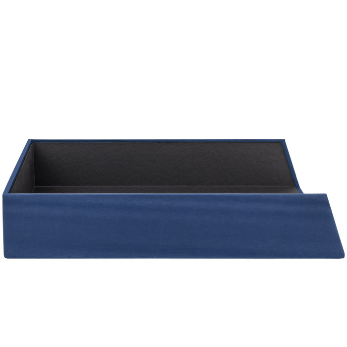 Ablagekorb für A4, Navy-Blau