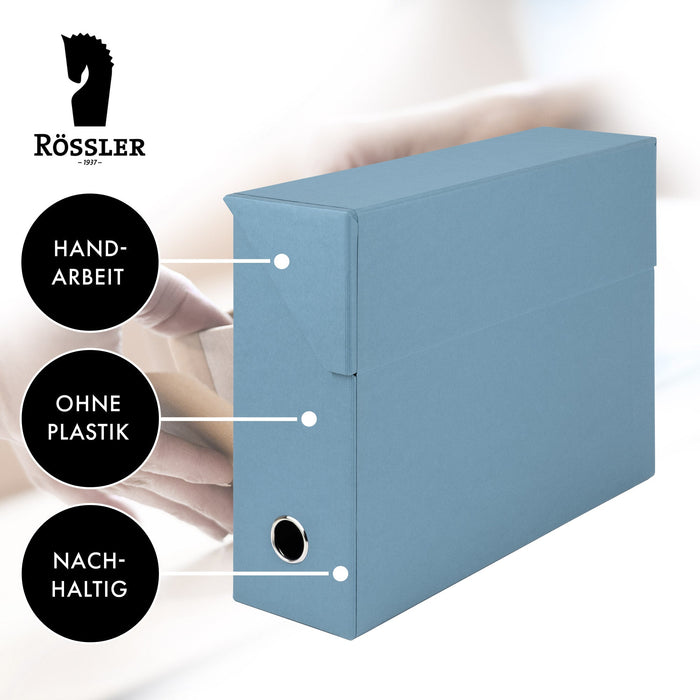 Archivbox für A4, Denim-Blau
