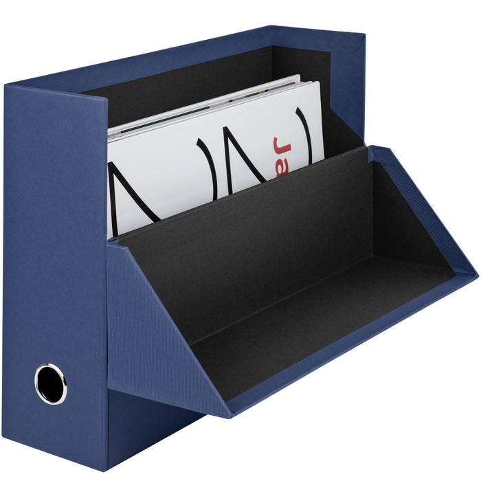 Archivbox für A4, Blau-Navy