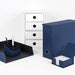 Archivbox für A4, Blau-Navy
