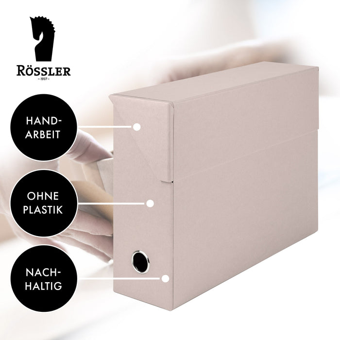 Archivbox für A4, Powder-Rosa