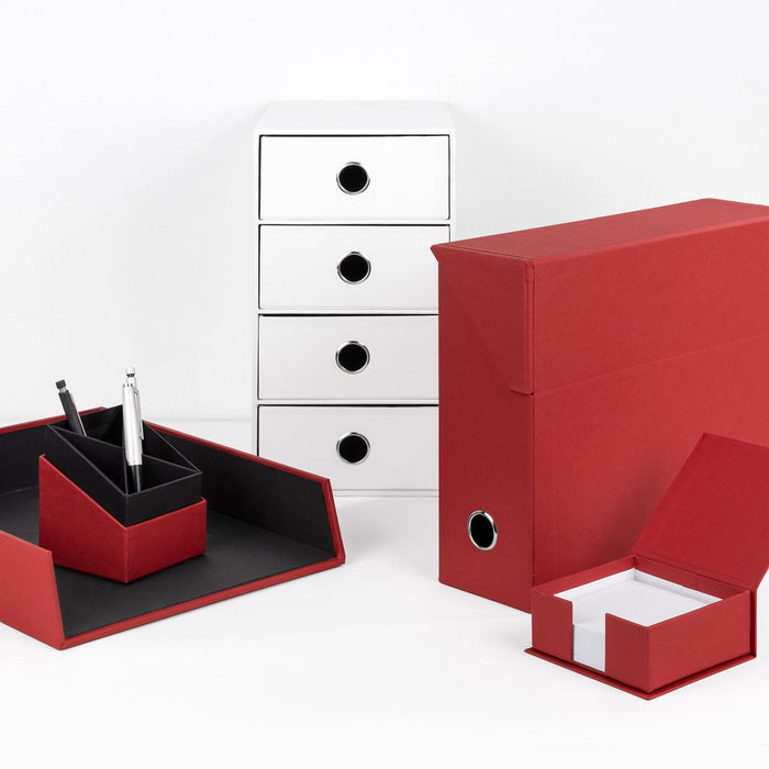 Archivbox für A4, Rot