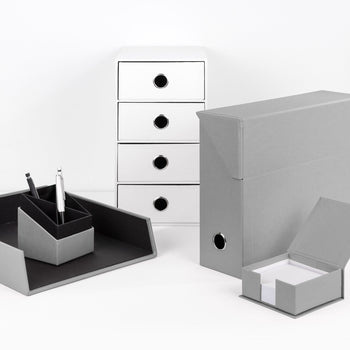 Archivbox für A4, Stone-Grau