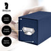 1er Schubladenbox für CDs, Navy-Blau