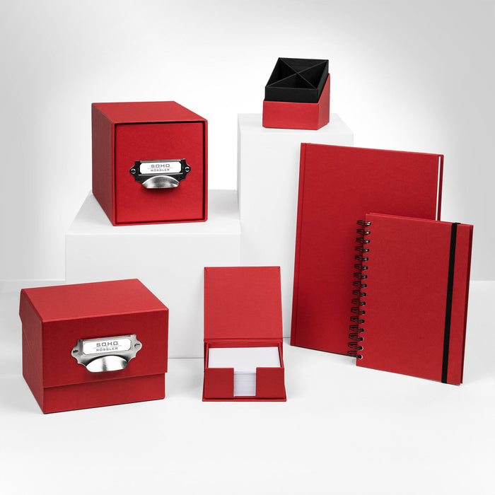 1er Schubladenbox für CDs, Rot