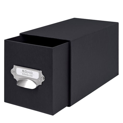 1er Schubladenbox für CDs, Schwarz