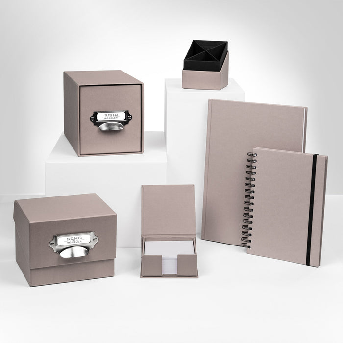 1er Schubladenbox für CDs, Taupe