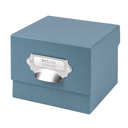 Fotobox, Denim-Blau