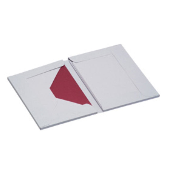 8er Set, 8 Karten A6/8 Briefumschläge C6, geripptes Papier, Grau