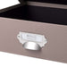Aufbewahrungsbox mit Griff für A4, Taupe