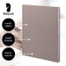 Notizbuch A4, Taupe