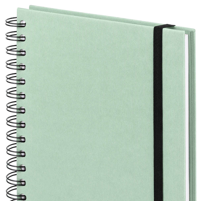 Notizbuch A5 mit Gummizug, Mint
