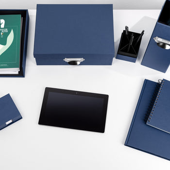 Notizbuch A5, Navy-Blau
