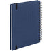 Notizbuch A5 mit Gummizug, Navy-Blau