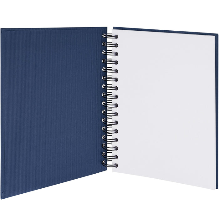 Notizbuch A5 mit Gummizug, Navy-Blau