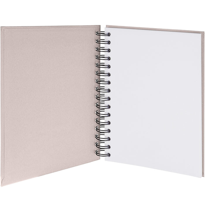 Notizbuch A5 mit Gummizug, Powder-Rosa