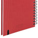 Notizbuch A5 mit Gummizug, Rot