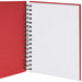 Notizbuch A5 mit Gummizug, Rot
