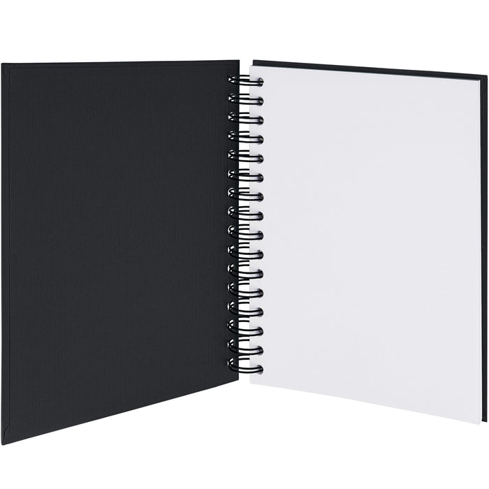 Notizbuch A5 mit Gummizug, Schwarz