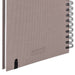 Notizbuch A5 mit Gummizug, Taupe
