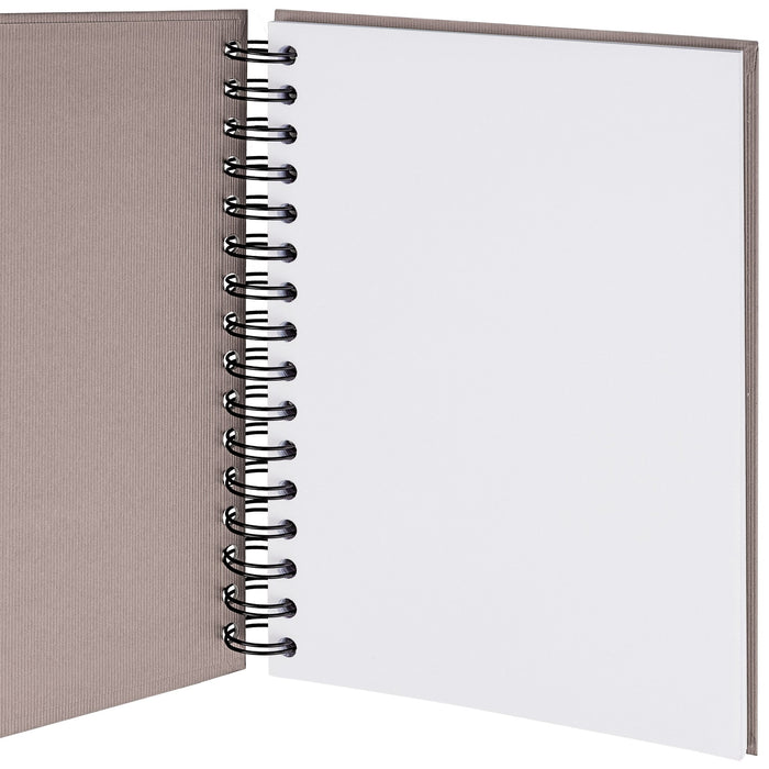 Notizbuch A5 mit Gummizug, Taupe