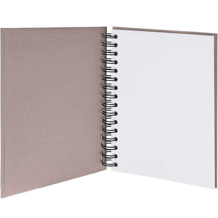 Notizbuch A5 mit Gummizug, Taupe