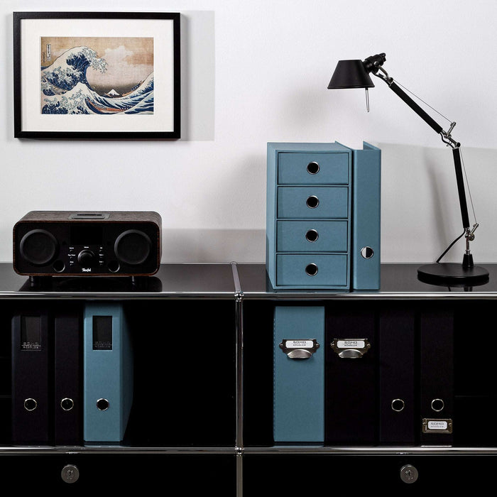 Ordner für A4, schmal, Denim-Blau