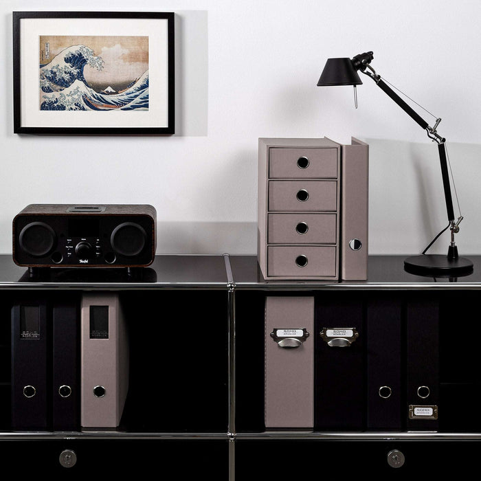 Ordner für A4, schmal, Taupe