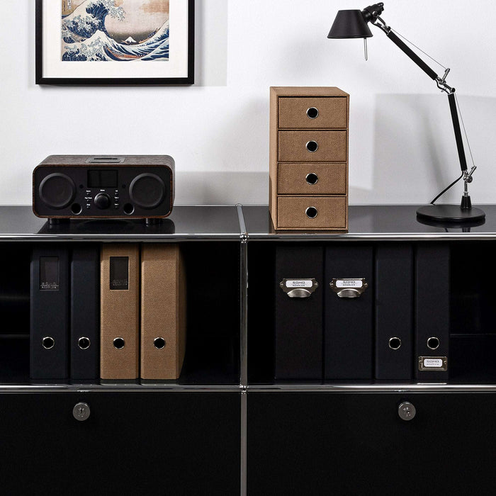 Ordner für A4, Haselnuss-Braun