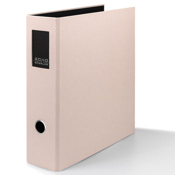 Ordner mit Rückenschild für A4, Powder-Rosa