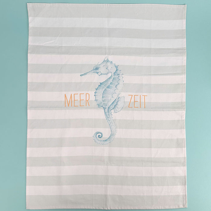 Geschirrtuch „Meer Liebe“ | Baumwolle | 500x700mm | Meerzeit