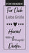 Retro-Stempel Set, von Herzen