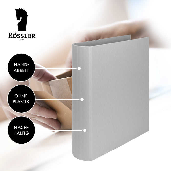Ringbuch für A4, Stone-Grau