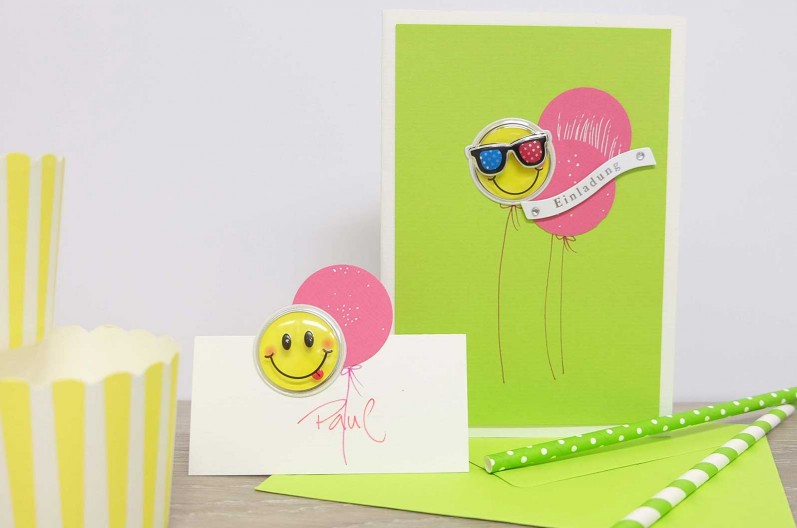 Einladung-Smiley-Kartenwerkstatt-DIY