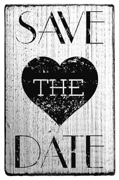 Stempel "Save the date"