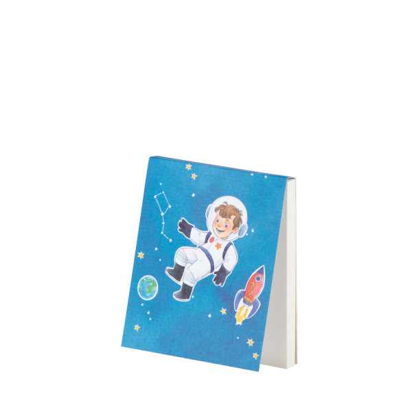 Notizblöckchen, Astronaut