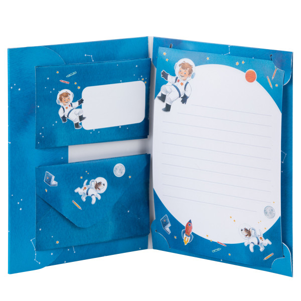 Kinder-Briefpapier, Astronaut