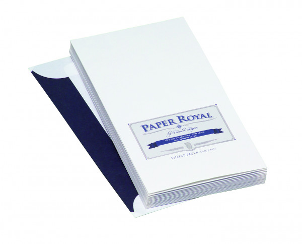 Briefumschläge DIN lang, geripptes Papier, Weiß