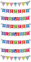 Sticker, Wimpelkette Geburtstag Sticker, Wimpelkette Geburtstag