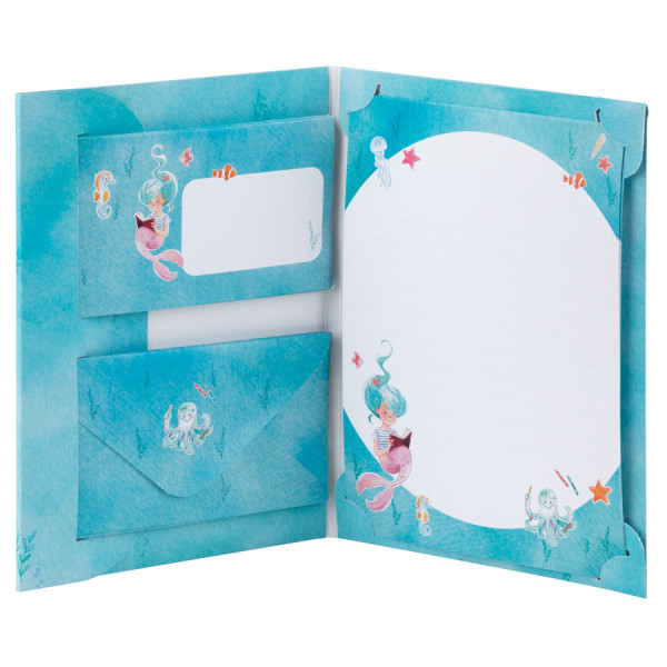 Kinder-Briefpapier, Meerjungfrau