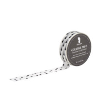 Washi Tape, Punkte, Schwarz Washi Tape, Punkte, Schwarz