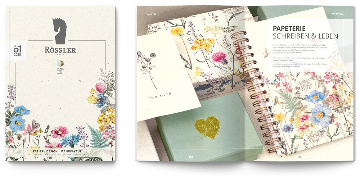 Rössler Papier Katalog - 85 Jahre