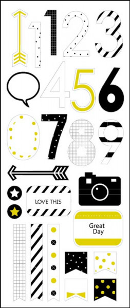 Sticker, Zahlen