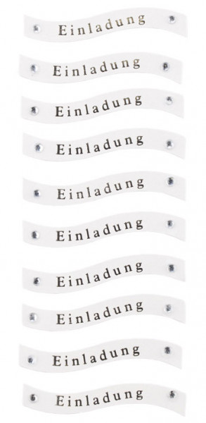Sticker, Einladung